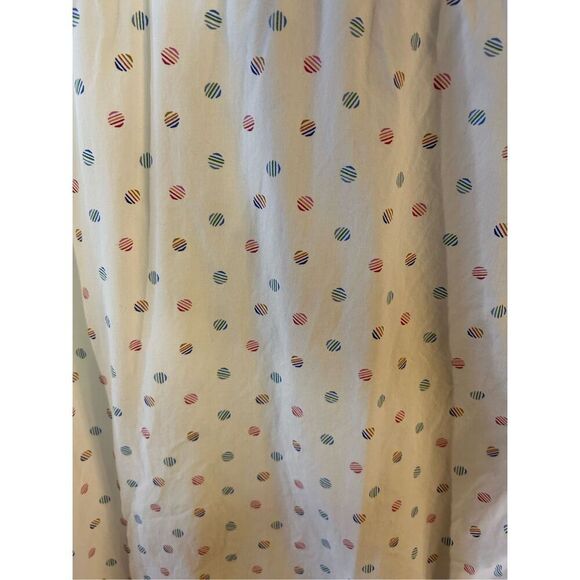 MBX Premium Goods Shirt Mens Large White Circle Print Button Short Sleeve Pocket - Picture 7 of 7